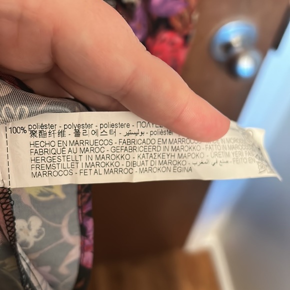 Zara High Neck Printed Blouse - Picture 6 of 8